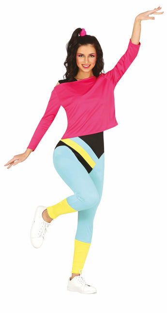 Disfraz de Atleta Rosa Mujer