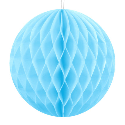 Bola de nido de abeja Azul claro 10cm