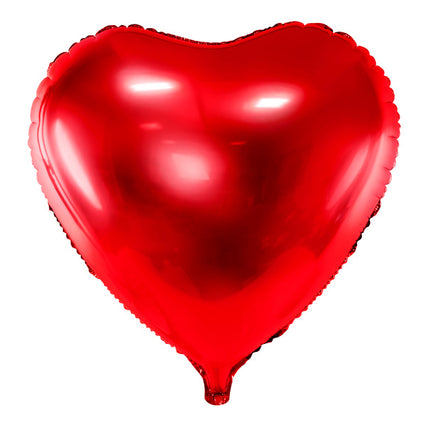 Globo de Helio Corazón Rojo Vacío 61cm