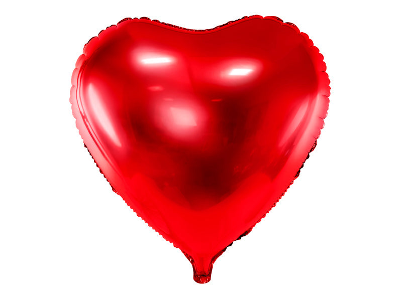 Globo de Helio Corazón Rojo Vacío 61cm