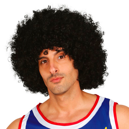 Peluca Afro Negra
