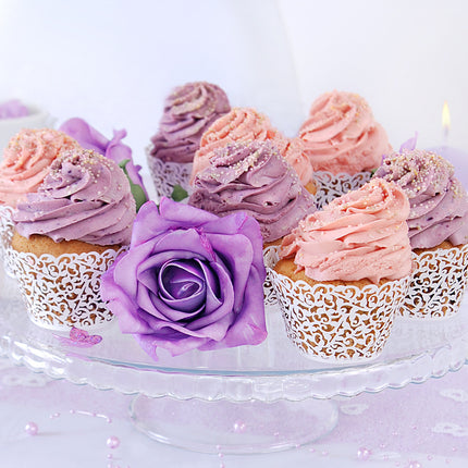 Moldes Cupcake Blanco 8.5cm 10pcs