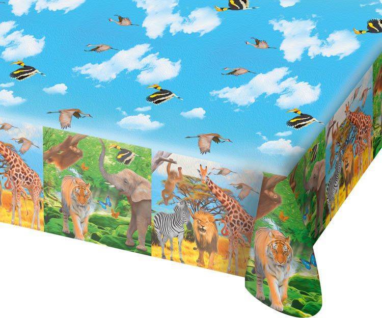 Mantel Animales Safari 1,8m