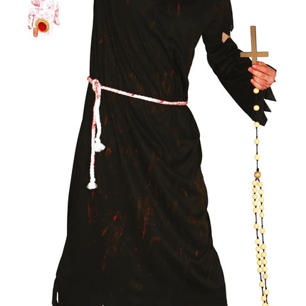 Disfraz de Halloween de Zombie Sacerdote L para hombre
