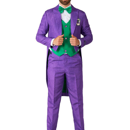 Disfraz de Joker con Falda Morada Hombre <tc>Suitmeister</tc>