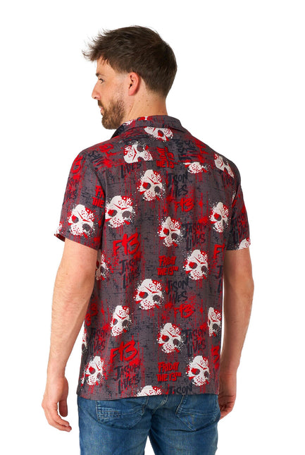 Viernes 13 Camisa Manga Corta Hombre <tc>OppoSuits</tc>
