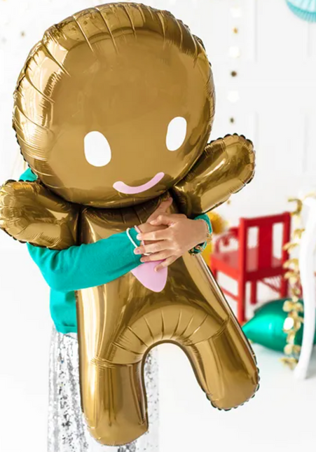 Globo de Helio Pan de Jengibre Vacío 97cm