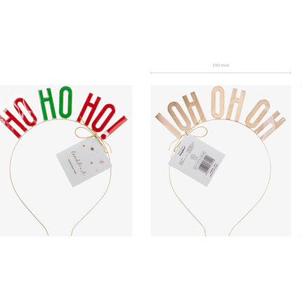Diadema Ho Ho Ho! 20cm
