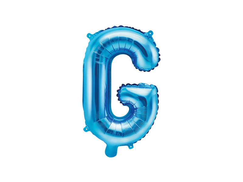 Globo Letra G Azul Vacío 35cm