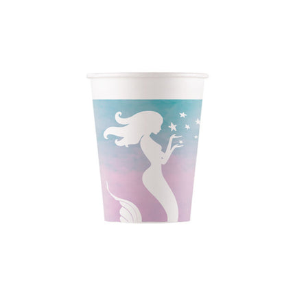 Tazas de sirena 8uds.