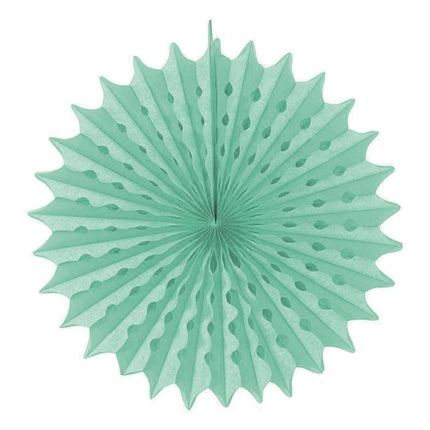 Abanico de Papel Verde Menta 45cm