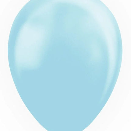 Globos Azul Claro Macaron Pastel 30cm 100pcs