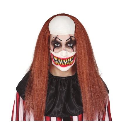 Halloween Media Máscara Cara de Payaso