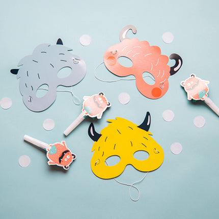 Máscaras de Monstruo Bash 6pcs