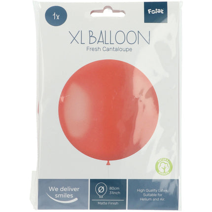 Globo Naranja Cantalupo Fresco 80cm
