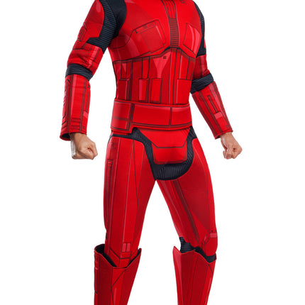 Traje de soldado rojo