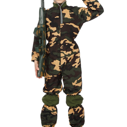 Traje militar niño