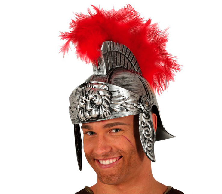 Casco Romano Plata Niño