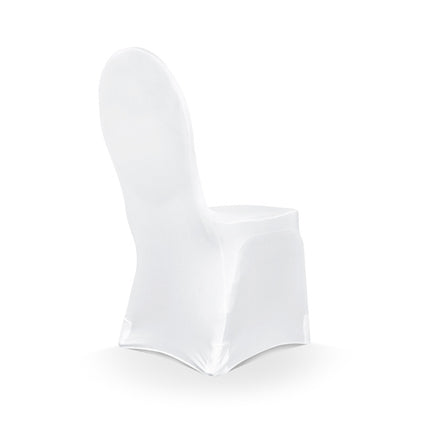 Funda elástica para silla blanca