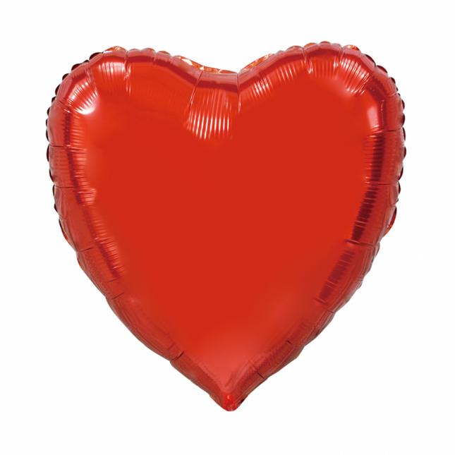 Globo de Helio Corazón Rojo XL Vacío 92cm