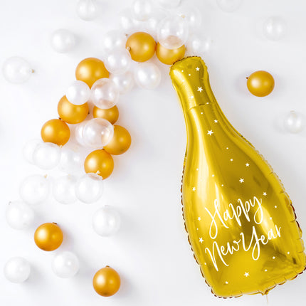 Globo de Helio Botella Feliz Año Nuevo Vacía 82cm