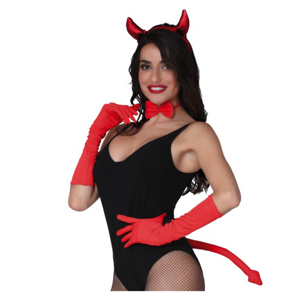 Set de accesorios de Halloween Diablo 3 piezas