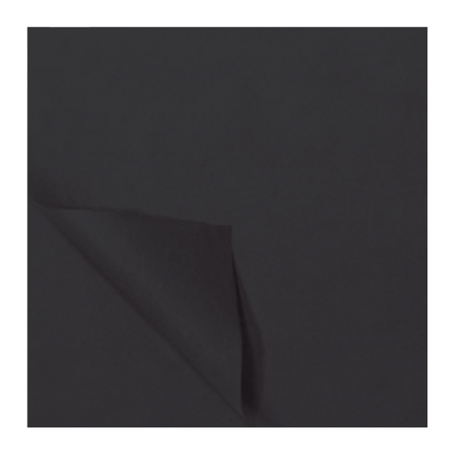 Papel de seda Negro 50x70cm 25uds.