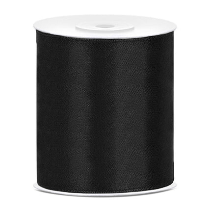 Cinta Raso Negra 100mm 25m