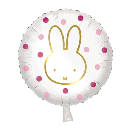 Globo de Helio Miffy Rosa Vacío 45cm