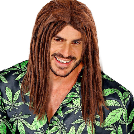 Peluca Marrón Rastas