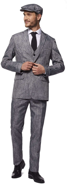 Traje gris años 20