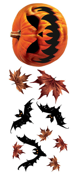 Decoración de pared de Halloween Calabaza 70cm