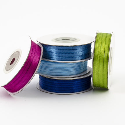 Cinta de raso Azul claro 3mm 50m