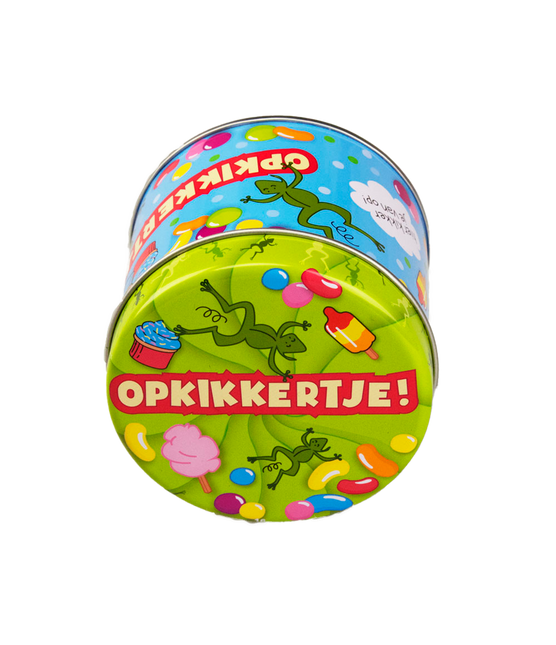Lata de caramelo Opkikkertje 9cm