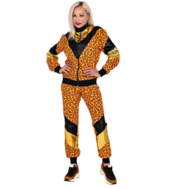 Chándal Neon 80S Estampado de leopardo defectuoso