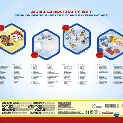 Set de manualidades 3 en 1 Paw Patrol 3 piezas