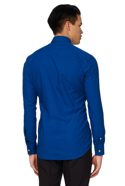 Camisa Azul Oscuro Hombre <tc>OppoSuits</tc>