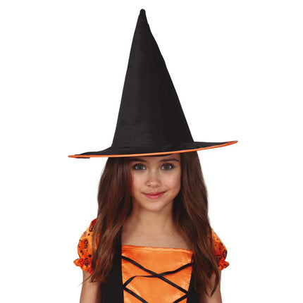 Halloween Sombrero de Bruja Niño Naranja