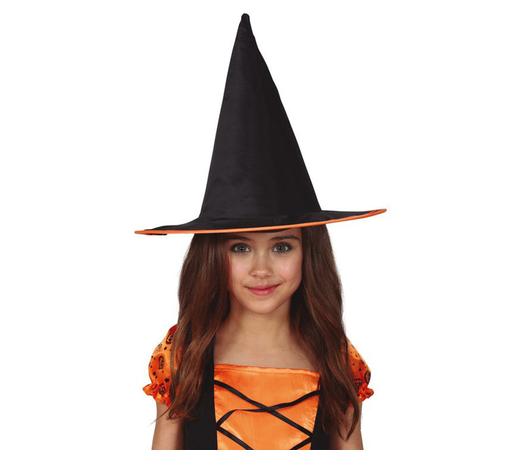 Halloween Sombrero de Bruja Niño Naranja