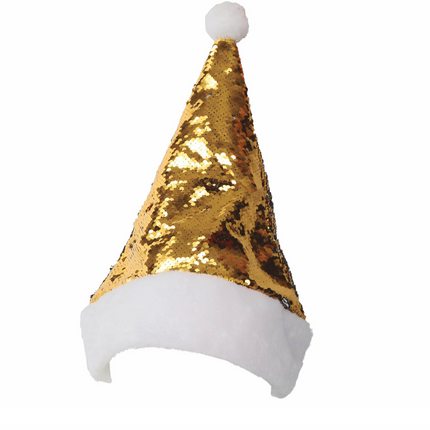 Gorro de Papá Noel Oro
