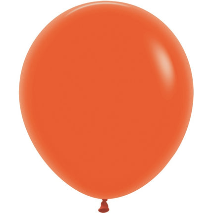 Globos Naranja 45cm 25uds