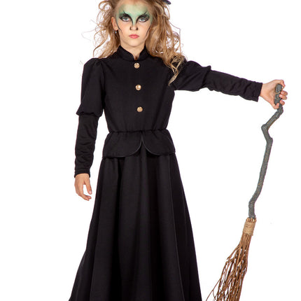 Vestido de Bruja Niña Negra