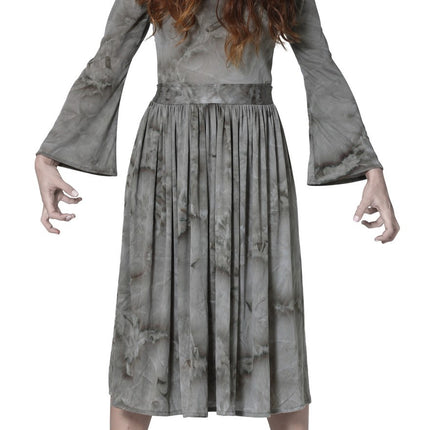 Vestido Muñecas Gris