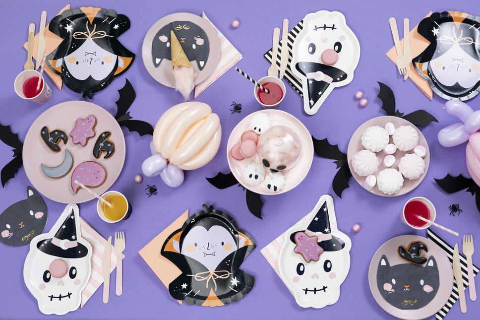 Halloween Platos Drácula 23cm 6pcs
