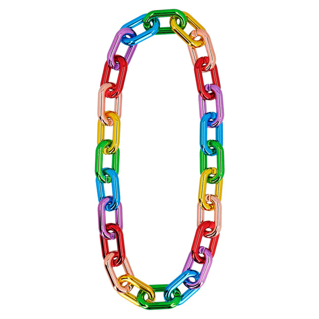 Eslabón de cadena arco iris