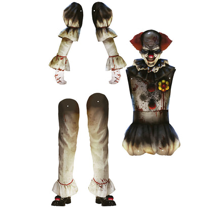Muñeca de Halloween Payaso 1,8m