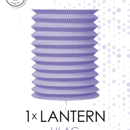 Lampión morado 16cm