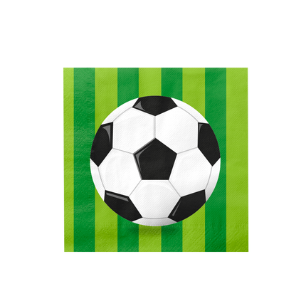 Servilletas Fútbol 16cm 16uds