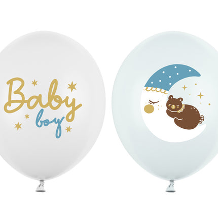 Globos Bebé Azul 30cm 50pcs