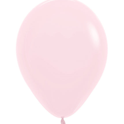 Globos Rosa Mate Pastel 25cm 100pcs
